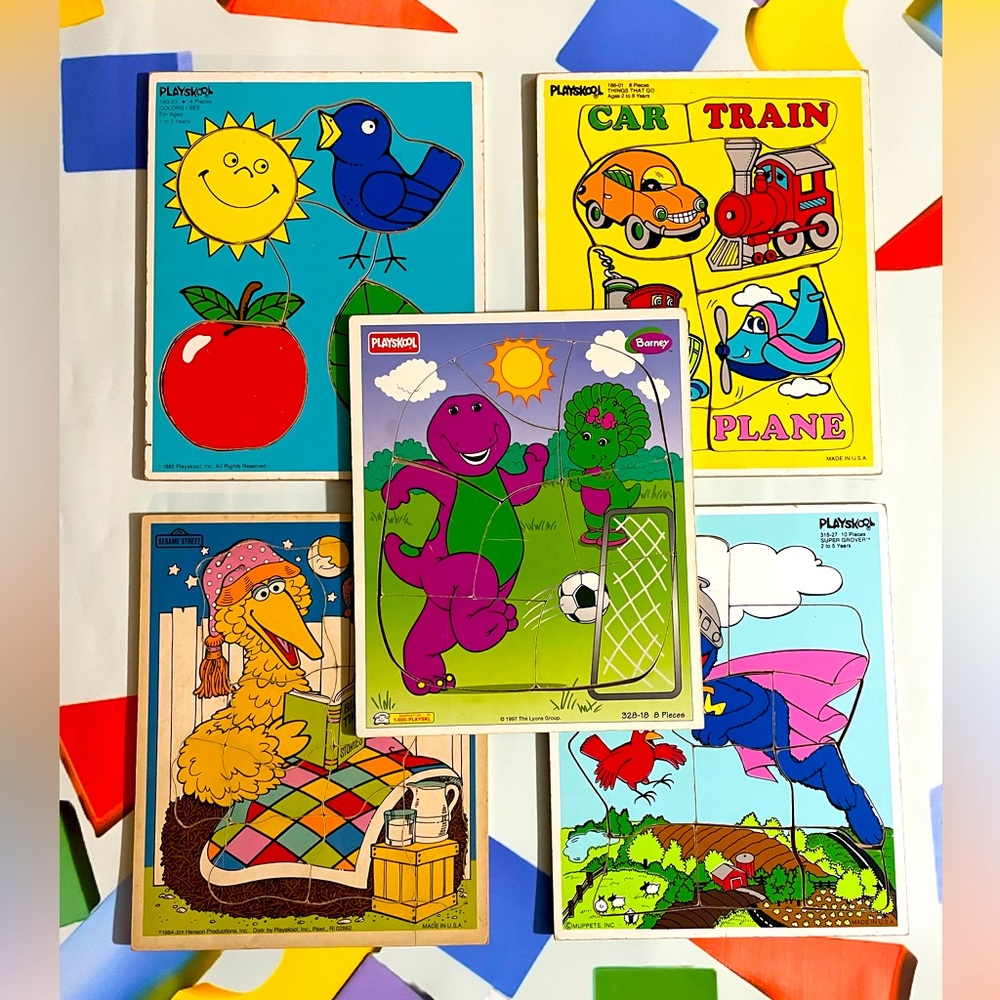 PLAYSKOOL Vintage Puzzles 🧩 Bundle